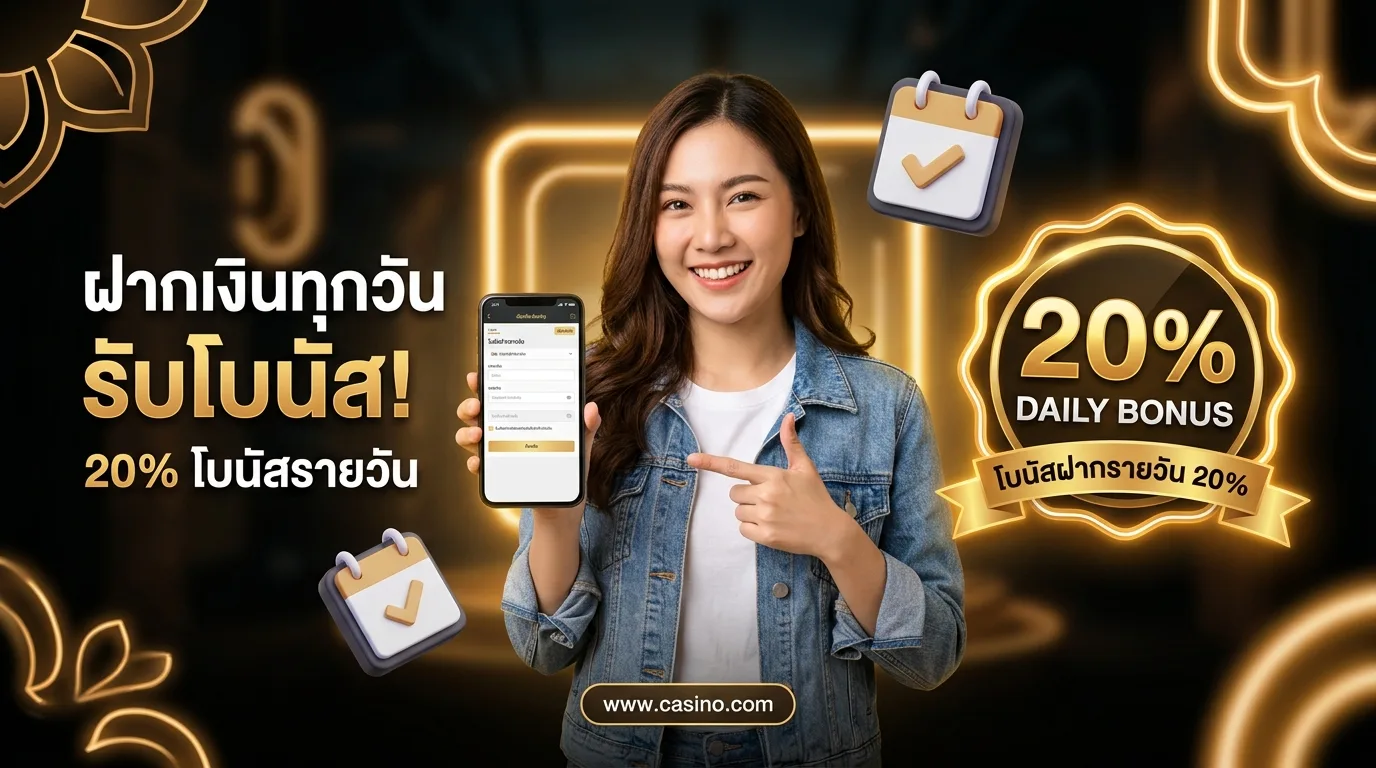 gt166 โบนัสฝากเงินรายวัน 20% ทุกวันไม่มีวันหยุด